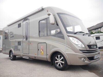2016 Hymer B708 Premium Line AUTO Island Bed Self Levelling Satellite Motorhome 2016 Hymer B708 Premium Line AUTO Island Bed Self Levelling Satellite Motorhome