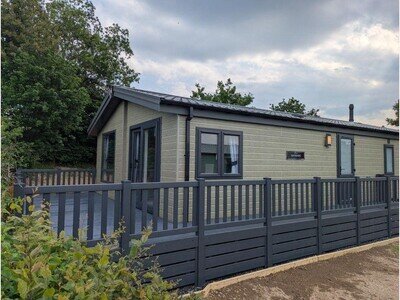 Sited Static Caravan Lodge For Sale in Wales | New | w/ Decking | 2 Bed Sited Static Caravan Lodge For Sale in Wales | New | w/ Decking | 2 Bed