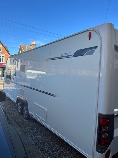 Elddis Crusader Storm 2014 50th Anniversary Edition 4 Berth Caravan Elddis Crusader Storm 2014 50th Anniversary Edition 4 Berth Caravan