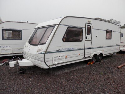 Swift Abbey Spectrum 540 ~ 4Berth Fixed Bed Twin Axle Touring Caravan ~ 2003/03~