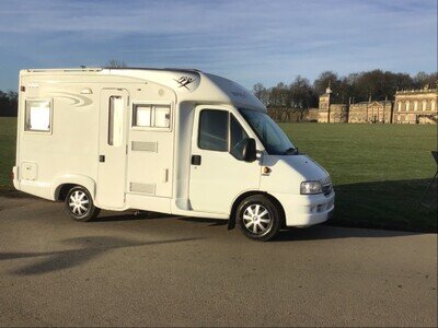 Rapido 709F compact motorhome. 5.5m, 2 berth, 4 belts very good condition