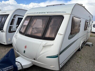 ABBEY AVENTURA 340 -TWIN AXLE- FIXED BUNK BEDS + END WASHROOM