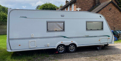 Bessacarr Cameo 550GL Twin Axle Tourer 2004 Caravan with Awning & Accessories. Bessacarr Cameo 550GL Twin Axle Tourer 2004 Caravan with Awning & Accessories.