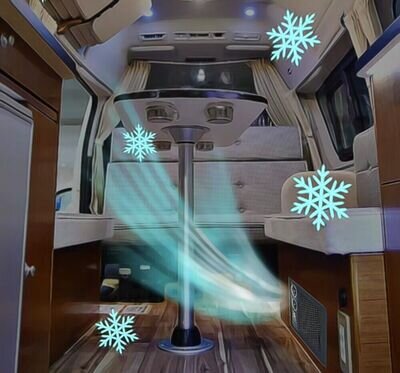 Portable AIR CONDITIONING Camper Vans - Motorhomes - 12-24 -48 Volt