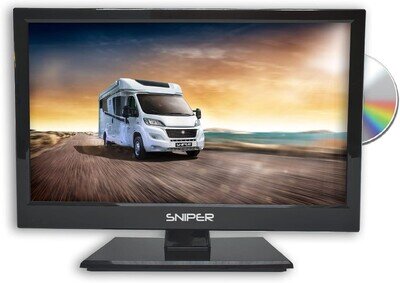 *REF* Sniper 16 inch FHD LED Travel TV 12V/24V & Mains, 178° view