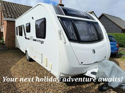 Swift Caravan Archway, Motor Mover, Twin Beds, Rear Bath, Air Awning + Extras Swift Caravan Archway, Motor Mover, Twin Beds, Rear Bath, Air Awning + Extras