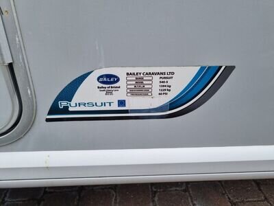 Bailey 5 Berth Touring Caravan Bailey 5 Berth Touring Caravan