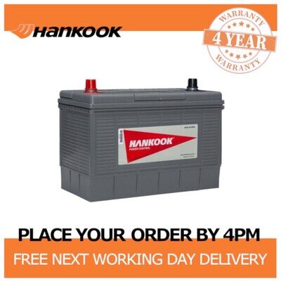 Hankook XL31S Leisure Battery Deep Cycle 12V 130Ah for Caravan, Boat, Motorhome