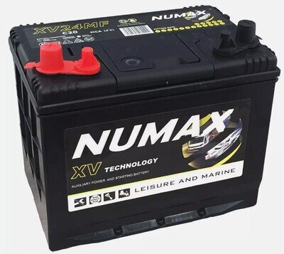 XV24MF Numax 80AH LEISURE BATTERY CARAVANS MOTORHOMES
