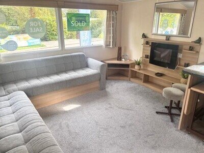 CHEAP CARAVAN FOR SALE WOODLANDS HALL COUNTRY PARK RUTHIN SITE FEES FROM £2995