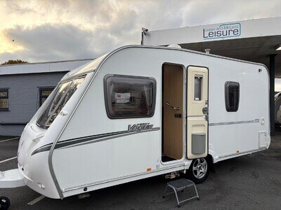 ABBEY VOGUE 470, 4 BERTH CARAVAN, FIXED DOUBLE BED, MOTOR MOVER