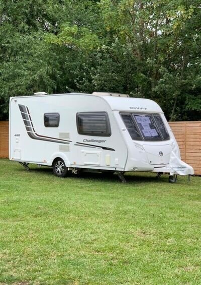 2013 Swift Challenger 480 - 2 Berth Caravan - End Bathroom 2013 Swift Challenger 480 - 2 Berth Caravan - End Bathroom