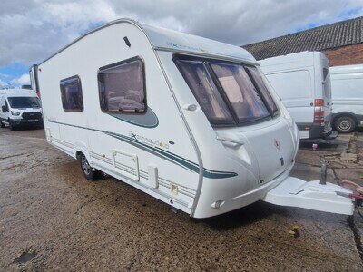 2008 Abbey Expression 520 Micheal Jordan LE 4 berth end bathroom touring caravan