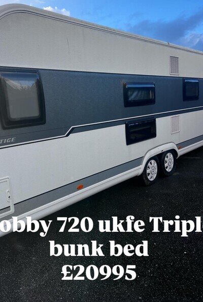 HOBBY 720 UKFE Triple bunks 2019