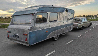 Rare 1964 La Tortue Vintage Aluminium Caravan Retro Airstream American HotRod Rare 1964 La Tortue Vintage Aluminium Caravan Retro Airstream American HotRod