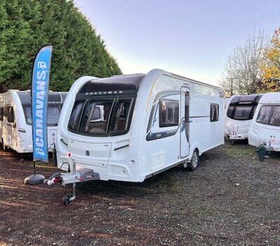 ✅2016 REAR ISLAND BED COACHMAN 4 BERTH CARAVAN - MOTOR MOVER - ALDE - PX✅
