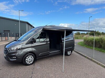 2021 (71) FORD TRANSIT CUSTOM AUTO 130 L2 H2 MOBILE OFFICE CAMPERVAN OFFGRID