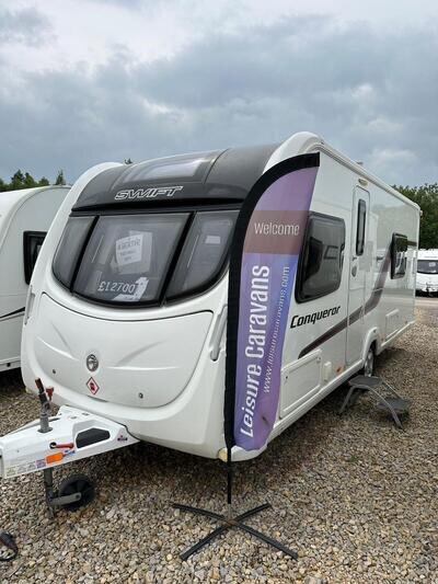 SWIFT CONQUEROR 565, 2014 MODEL, 4 BERTH, FIXED SINGLE BEDS!!!