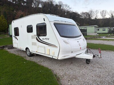 4 Berth Light weight Fixed bed Caravan Sprite Alpine 4 with Motor Mover