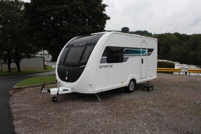 2023 Swift Sprite Alpine 2, Spacious 2 Berth Caravan With End Washroom & Mover