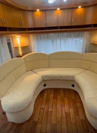 Hobby 650 touring caravan north wales, end bed/room with new mattress