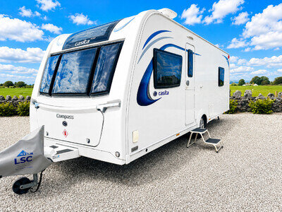 2020 Compass Casita 550 Single Axle 4 Berth Touring Caravan With Island Bed