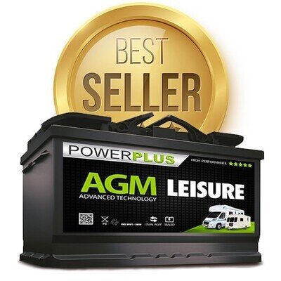 AGM Caravan, Boat, Campervan & Motorhome Leisure Battery - AGM LP120 120ah 12V