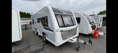 2019 Elldis 574 Supreme Caravan 4 Berth Fix Beds Single Axle Motor Mover Awning