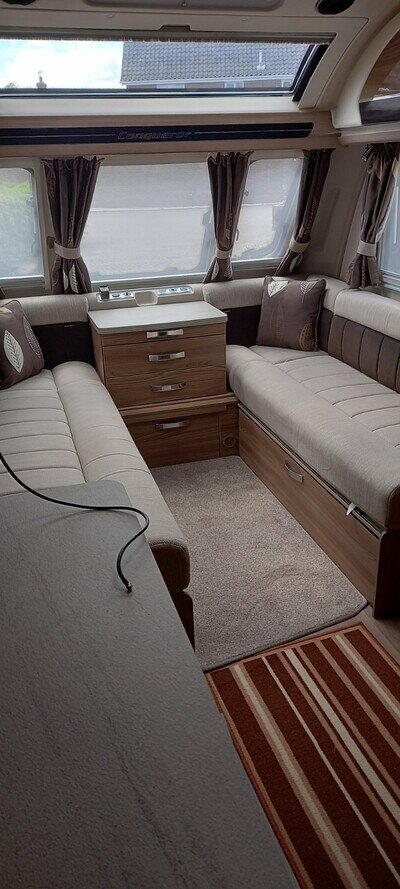 2 berth touring caravans with motor mover