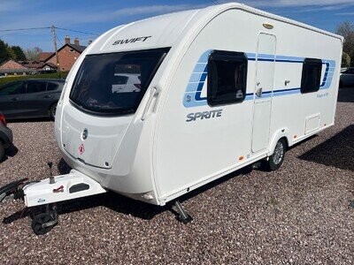 2013 SWIFT SPRITE MAJOR 4 FB CARAVAN IMMACULATE CONDITION THROUHGOUT.