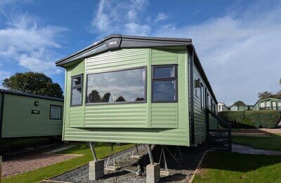 Used ABI Static Caravan For Sale | Sited Mid Wales | 3 Bed 6 Berth Family
