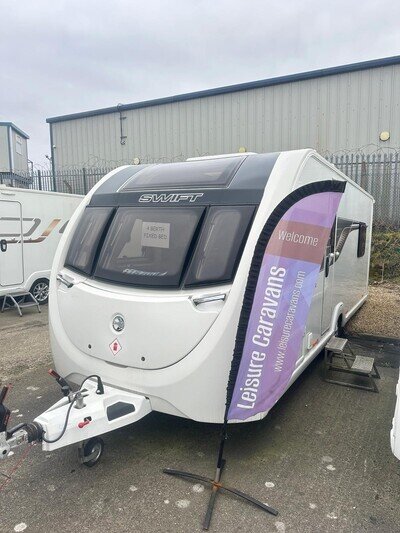 SWIFT ACE GLOBETROTTER, 2021 MODEL, 4 BERTH, FIXED ISLAND BED!!!