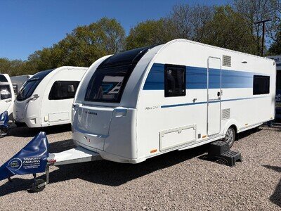 ADRIA ALTEA DART - REAR FIXED ISLAND BED CARAVAN + MOTORMOVER