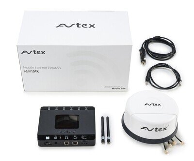 Avtex AMR104X Mobile 4G 5G Wifi Internet Router System Motorhome Caravan White