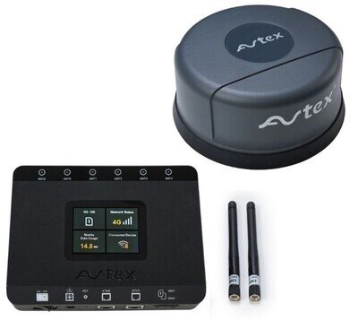 Avtex AMR104X Mobile Internet WIFI Solution for Caravans & Motorhomes - Grey