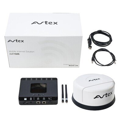 AVTEX DUAL SIM ROUTER & 4G/5G ANTENNA MOBILE INTERNET SYSTEM AMR104X CARAVAN