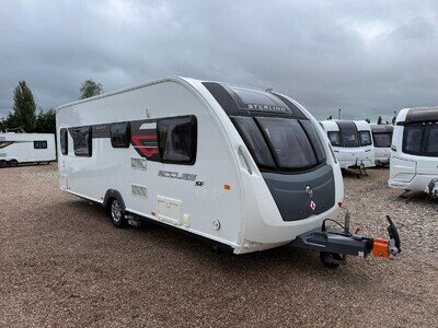 2015 STERLING ECCLES SE QUARTZ - 4 BERTH FIXED ISLAND BED TOURING CARAVAN