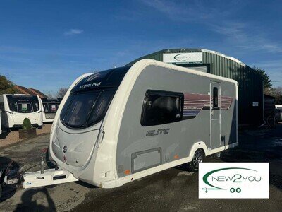 2012 Sterling Elite Diamond 2 Berth END BATHROOM Caravan - STOCK H028 - REDUCED