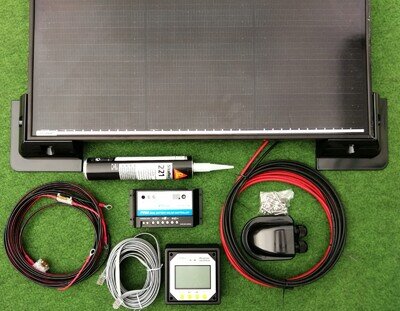 150w SOLAR PANEL KIT 150w dual battery control MOTORHOME CAMPER CARAVAN 150 watt