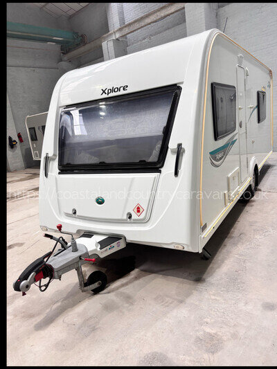 2015 Elddis Xplore 504 4 Berth Single Axle Fixed Bed Touring Caravan