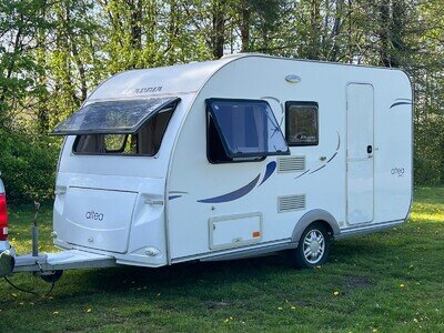 2012 ADRIA Altea 390ds 4 berth caravan very lightweight