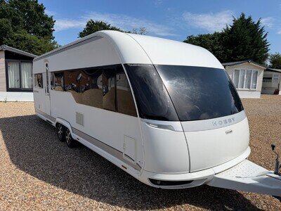 2015 HOBBY VIP PREMIUM 645 TWIN AXLE FIXED BED 5 BERTH LUXURY TOURING CARAVAN