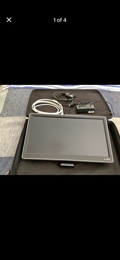 Avtex 16" Digital LCD TV/DVD Player 12V Caravan Motorhome Complete Set With Case