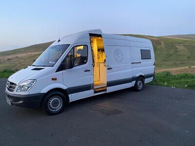Mercedes 2 Berth, Rear Lounge, Camper Van Conversion, Off Grid ready