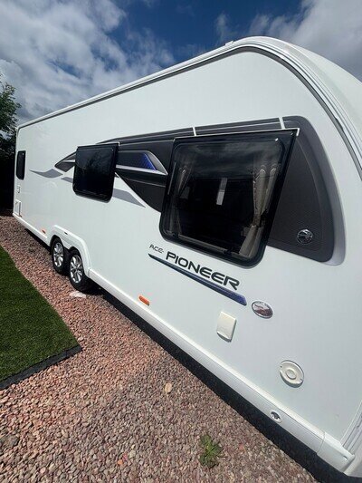 Swift Ace Pioneer 2024 6 Berth Caravan Fixed Bed Ready To Go