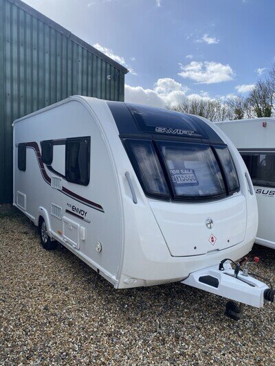 Swift Ace Envoy 4 Berth Fixed Bed 2016 £15500 T Giles Caravans