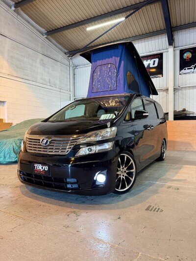 TOYOTA ALPHARD / VELLFIRE CAMPER VAN 2.4L LITRE AUTO. 36 MONTHS WARRANTY