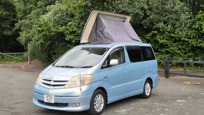 TOYOTA ALPHARD HYBRID CAMPER VAN IN FANTASTIC CONDITION WITH VERY LOW MILES