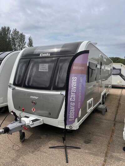 ELDDIS CRUSADER ZEPHYR, 2019 MODEL, 4 BERTH, FIXED TRANSVERSE ISLAND BED!!!