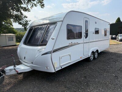 ABBEY SPECTRUM 535 ISLAND BED ALDE HEATING 4 BERTH TWIN AXLE NEW TYRES
